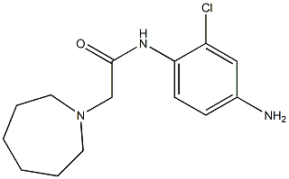 N-(4-amino-2-chlorophenyl)-2-azepan-1-ylacetamide 구조식 이미지