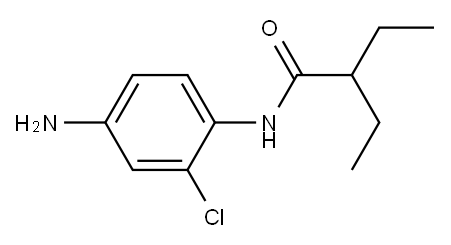 N-(4-amino-2-chlorophenyl)-2-ethylbutanamide Structure