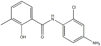 N-(4-amino-2-chlorophenyl)-2-hydroxy-3-methylbenzamide Structure