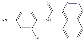 N-(4-amino-2-chlorophenyl)naphthalene-1-carboxamide 구조식 이미지