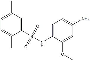 N-(4-amino-2-methoxyphenyl)-2,5-dimethylbenzene-1-sulfonamide 구조식 이미지