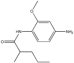 N-(4-amino-2-methoxyphenyl)-2-methylpentanamide 구조식 이미지