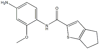 N-(4-amino-2-methoxyphenyl)-4H,5H,6H-cyclopenta[b]thiophene-2-carboxamide Structure