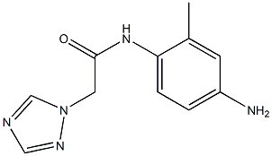 N-(4-amino-2-methylphenyl)-2-(1H-1,2,4-triazol-1-yl)acetamide Structure