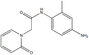 N-(4-amino-2-methylphenyl)-2-(2-oxopyridin-1(2H)-yl)acetamide 구조식 이미지
