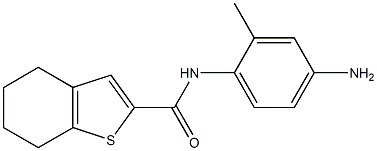 N-(4-amino-2-methylphenyl)-4,5,6,7-tetrahydro-1-benzothiophene-2-carboxamide 구조식 이미지