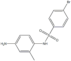 N-(4-amino-2-methylphenyl)-4-bromobenzenesulfonamide Structure