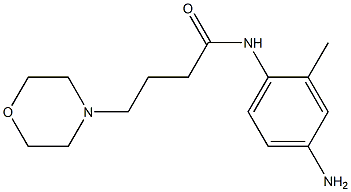 N-(4-amino-2-methylphenyl)-4-morpholin-4-ylbutanamide 구조식 이미지