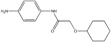 N-(4-aminophenyl)-2-(cyclohexyloxy)acetamide 구조식 이미지