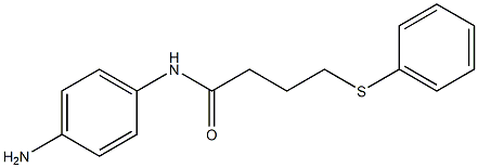 N-(4-aminophenyl)-4-(phenylsulfanyl)butanamide Structure