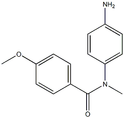 N-(4-aminophenyl)-4-methoxy-N-methylbenzamide 구조식 이미지