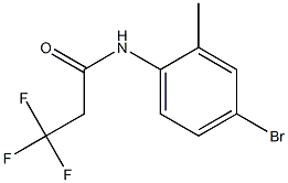 N-(4-bromo-2-methylphenyl)-3,3,3-trifluoropropanamide 구조식 이미지