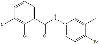 N-(4-bromo-3-methylphenyl)-2,3-dichlorobenzamide 구조식 이미지