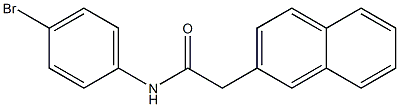 N-(4-bromophenyl)-2-(naphthalen-2-yl)acetamide Structure