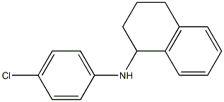 N-(4-chlorophenyl)-1,2,3,4-tetrahydronaphthalen-1-amine Structure