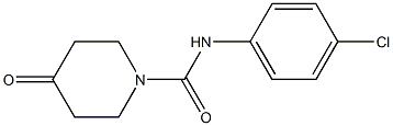 N-(4-chlorophenyl)-4-oxopiperidine-1-carboxamide Structure