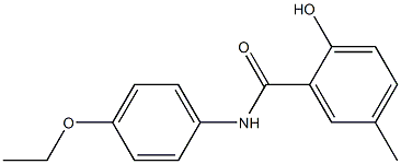 N-(4-ethoxyphenyl)-2-hydroxy-5-methylbenzamide 구조식 이미지