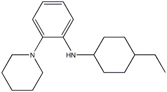 N-(4-ethylcyclohexyl)-2-(piperidin-1-yl)aniline 구조식 이미지