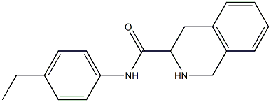 N-(4-ethylphenyl)-1,2,3,4-tetrahydroisoquinoline-3-carboxamide 구조식 이미지