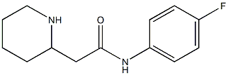 N-(4-fluorophenyl)-2-(piperidin-2-yl)acetamide 구조식 이미지