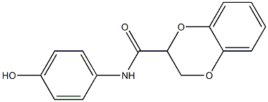 N-(4-hydroxyphenyl)-2,3-dihydro-1,4-benzodioxine-2-carboxamide Structure