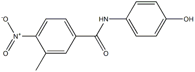 N-(4-hydroxyphenyl)-3-methyl-4-nitrobenzamide Structure