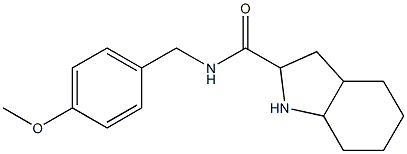 N-(4-methoxybenzyl)octahydro-1H-indole-2-carboxamide Structure