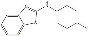 N-(4-methylcyclohexyl)-1,3-benzothiazol-2-amine Structure