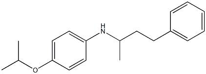 N-(4-phenylbutan-2-yl)-4-(propan-2-yloxy)aniline 구조식 이미지