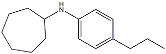 N-(4-propylphenyl)cycloheptanamine 구조식 이미지