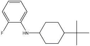 N-(4-tert-butylcyclohexyl)-2-fluoroaniline Structure