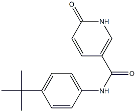 N-(4-tert-butylphenyl)-6-oxo-1,6-dihydropyridine-3-carboxamide 구조식 이미지