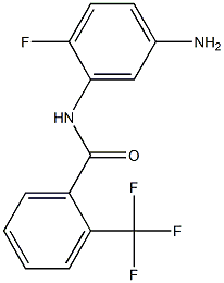 N-(5-amino-2-fluorophenyl)-2-(trifluoromethyl)benzamide 구조식 이미지