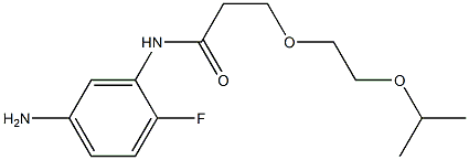 N-(5-amino-2-fluorophenyl)-3-[2-(propan-2-yloxy)ethoxy]propanamide Structure