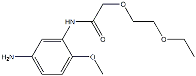 N-(5-amino-2-methoxyphenyl)-2-(2-ethoxyethoxy)acetamide Structure