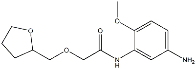 N-(5-amino-2-methoxyphenyl)-2-(oxolan-2-ylmethoxy)acetamide Structure