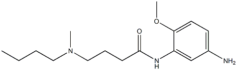 N-(5-amino-2-methoxyphenyl)-4-[butyl(methyl)amino]butanamide 구조식 이미지
