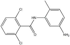 N-(5-amino-2-methylphenyl)-2,6-dichlorobenzamide 구조식 이미지