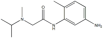 N-(5-amino-2-methylphenyl)-2-[isopropyl(methyl)amino]acetamide Structure