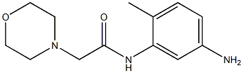 N-(5-amino-2-methylphenyl)-2-morpholin-4-ylacetamide 구조식 이미지