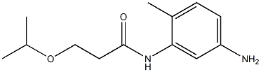 N-(5-amino-2-methylphenyl)-3-(propan-2-yloxy)propanamide Structure