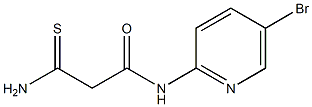 N-(5-bromopyridin-2-yl)-2-carbamothioylacetamide Structure