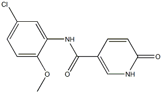 N-(5-chloro-2-methoxyphenyl)-6-oxo-1,6-dihydropyridine-3-carboxamide Structure