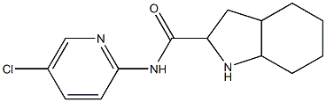 N-(5-chloropyridin-2-yl)-octahydro-1H-indole-2-carboxamide 구조식 이미지