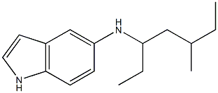 N-(5-methylheptan-3-yl)-1H-indol-5-amine Structure