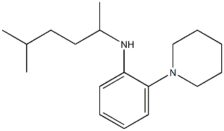 N-(5-methylhexan-2-yl)-2-(piperidin-1-yl)aniline 구조식 이미지