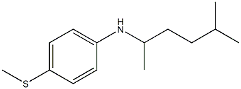 N-(5-methylhexan-2-yl)-4-(methylsulfanyl)aniline Structure