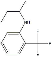 N-(butan-2-yl)-2-(trifluoromethyl)aniline 구조식 이미지