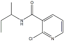 N-(butan-2-yl)-2-chloropyridine-3-carboxamide Structure