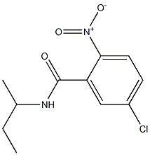 N-(butan-2-yl)-5-chloro-2-nitrobenzamide 구조식 이미지